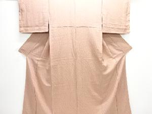 未使用品　よろけ縞模様小紋着物